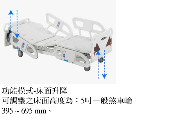 旗艦型三馬達醫療電動床 ES-05HDS