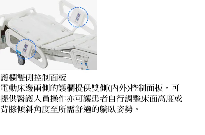 旗艦型三馬達醫療電動床 ES-05HDS