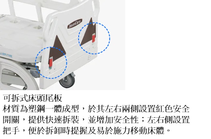 旗艦型三馬達醫療電動床 ES-05HDS