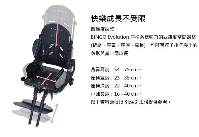 BINGO Evolution 兒童早療推車  擺位型推車